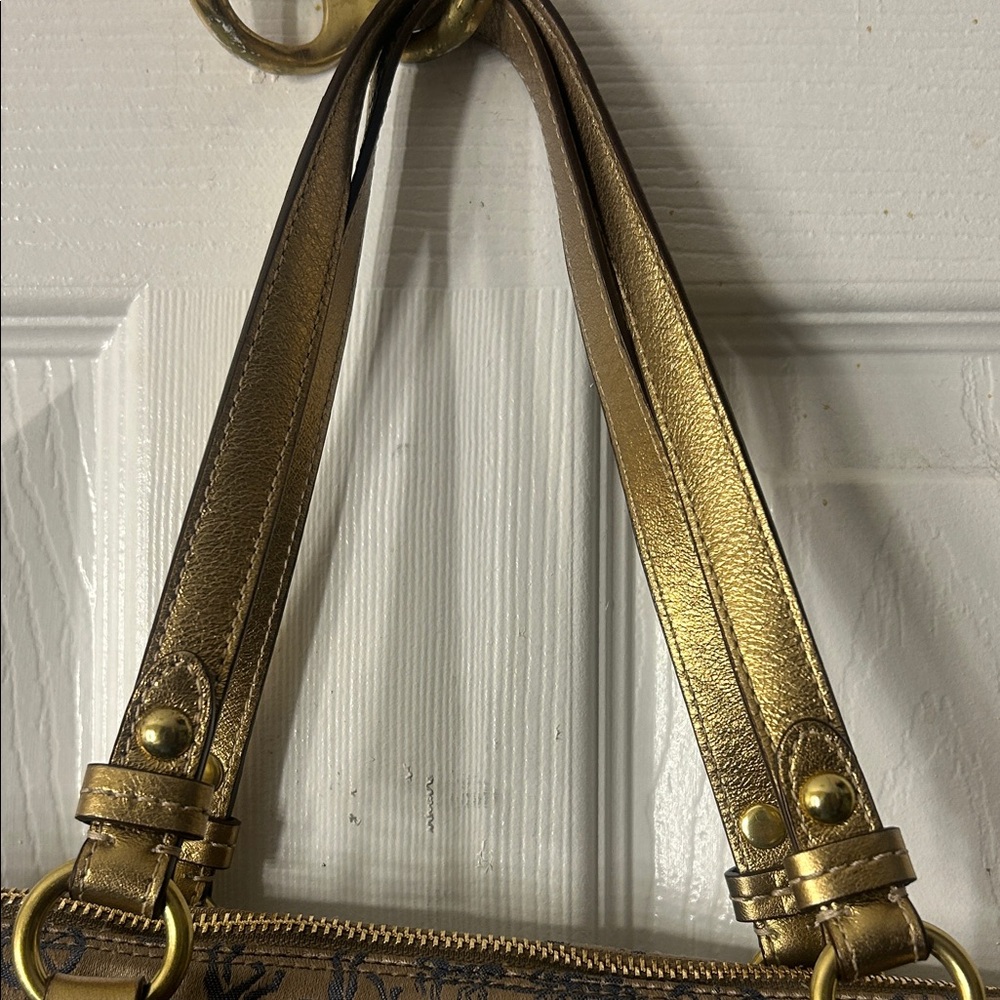 Coach Multicolor Patchwork Shoulder Bag With Gold… - image 2